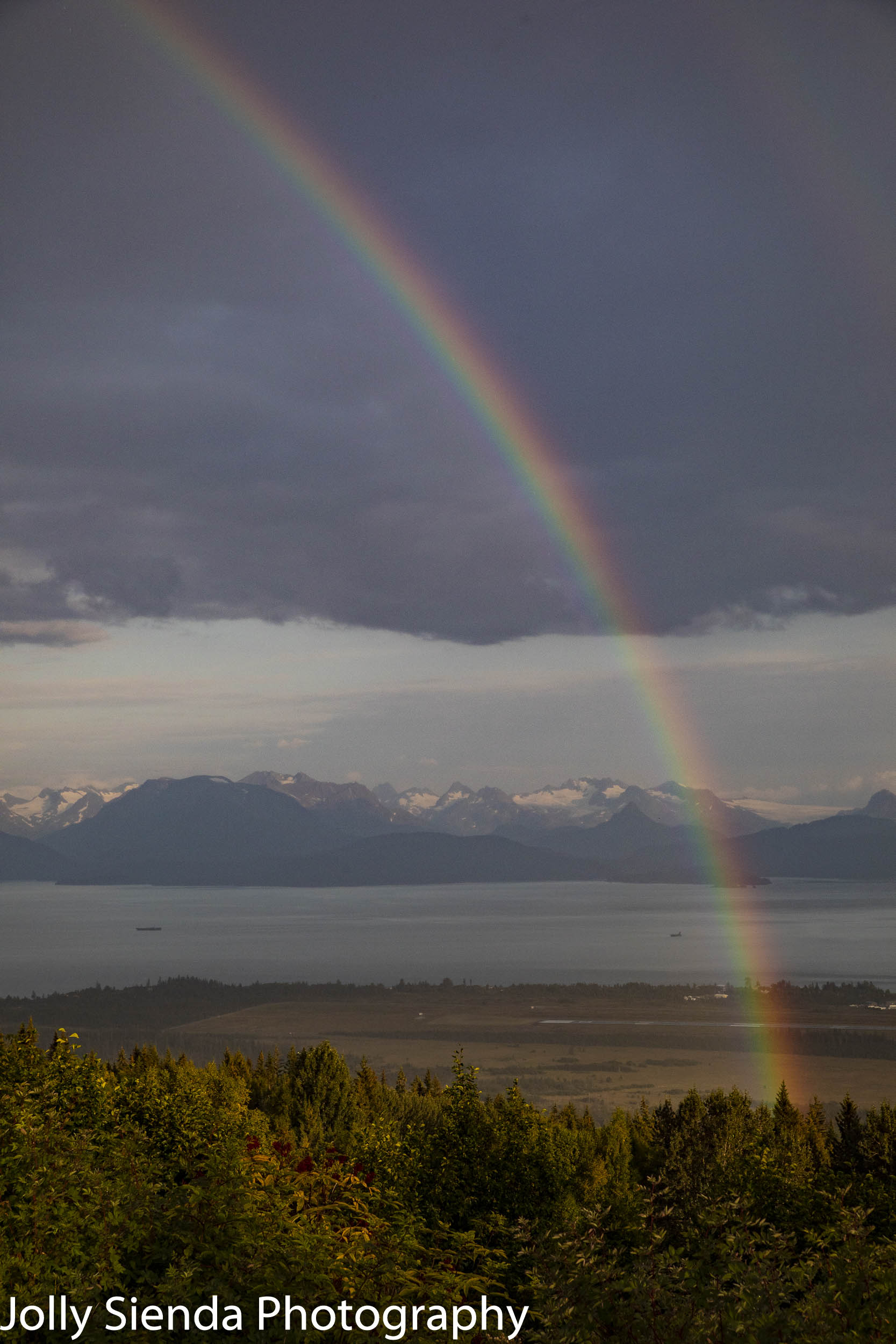 Rainbow over Kachemak Bay