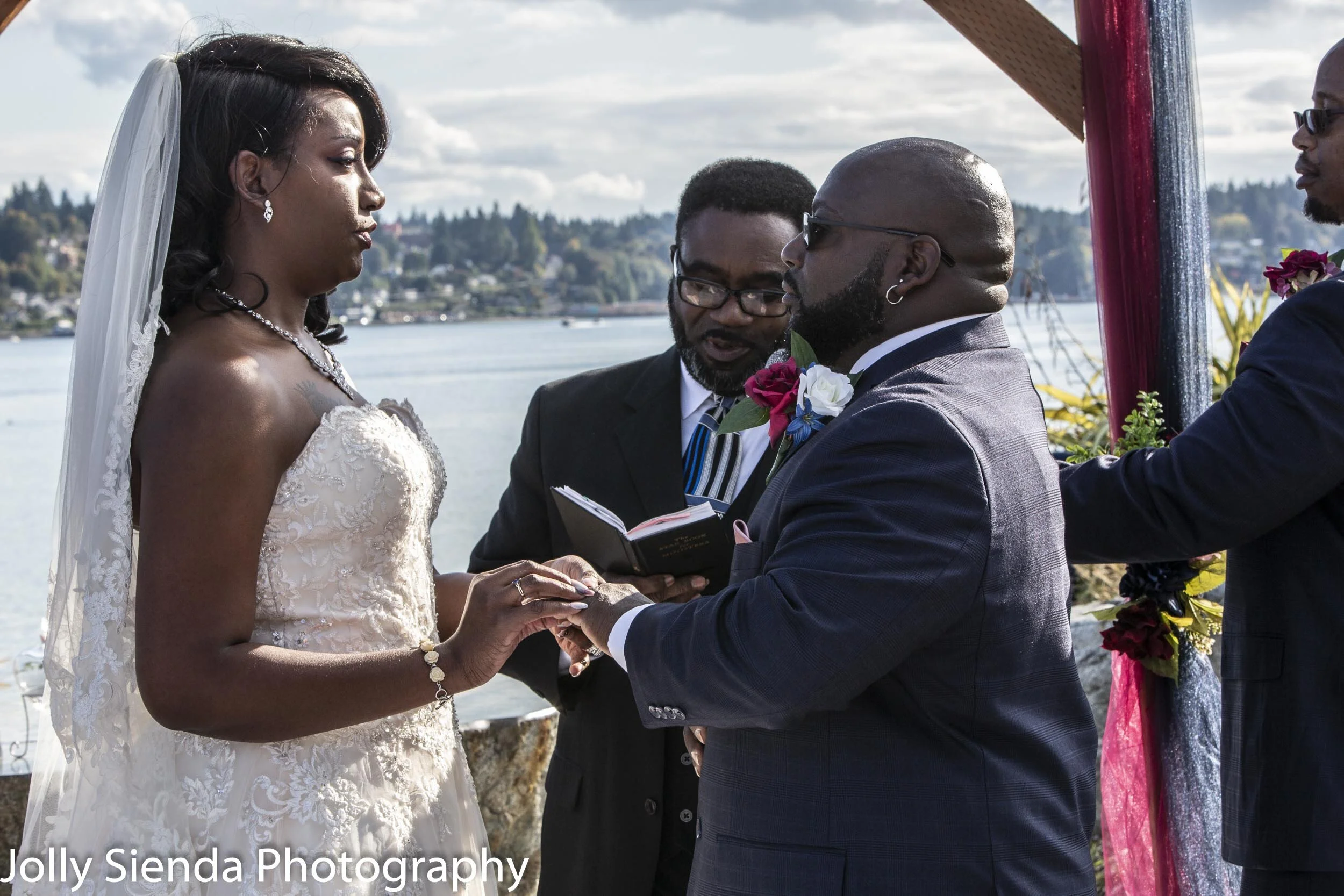 Marina and Malcolm’s wedding ceremony