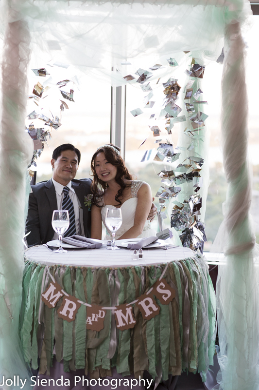 Mr and Mrs wedding photography booth