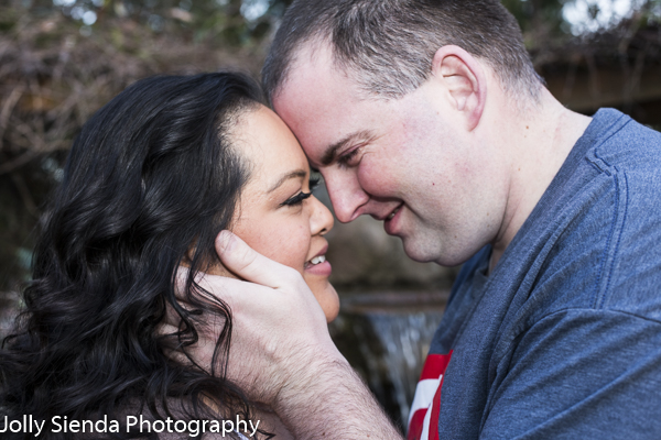 Love and the engagement portrait photography session for the cou