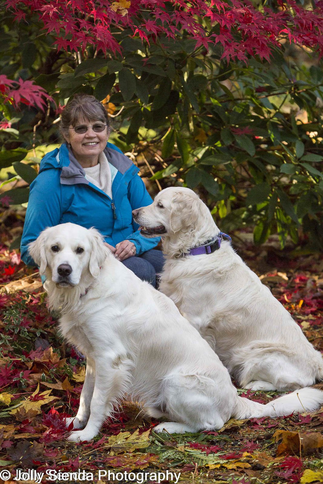 Autumn family pet photos