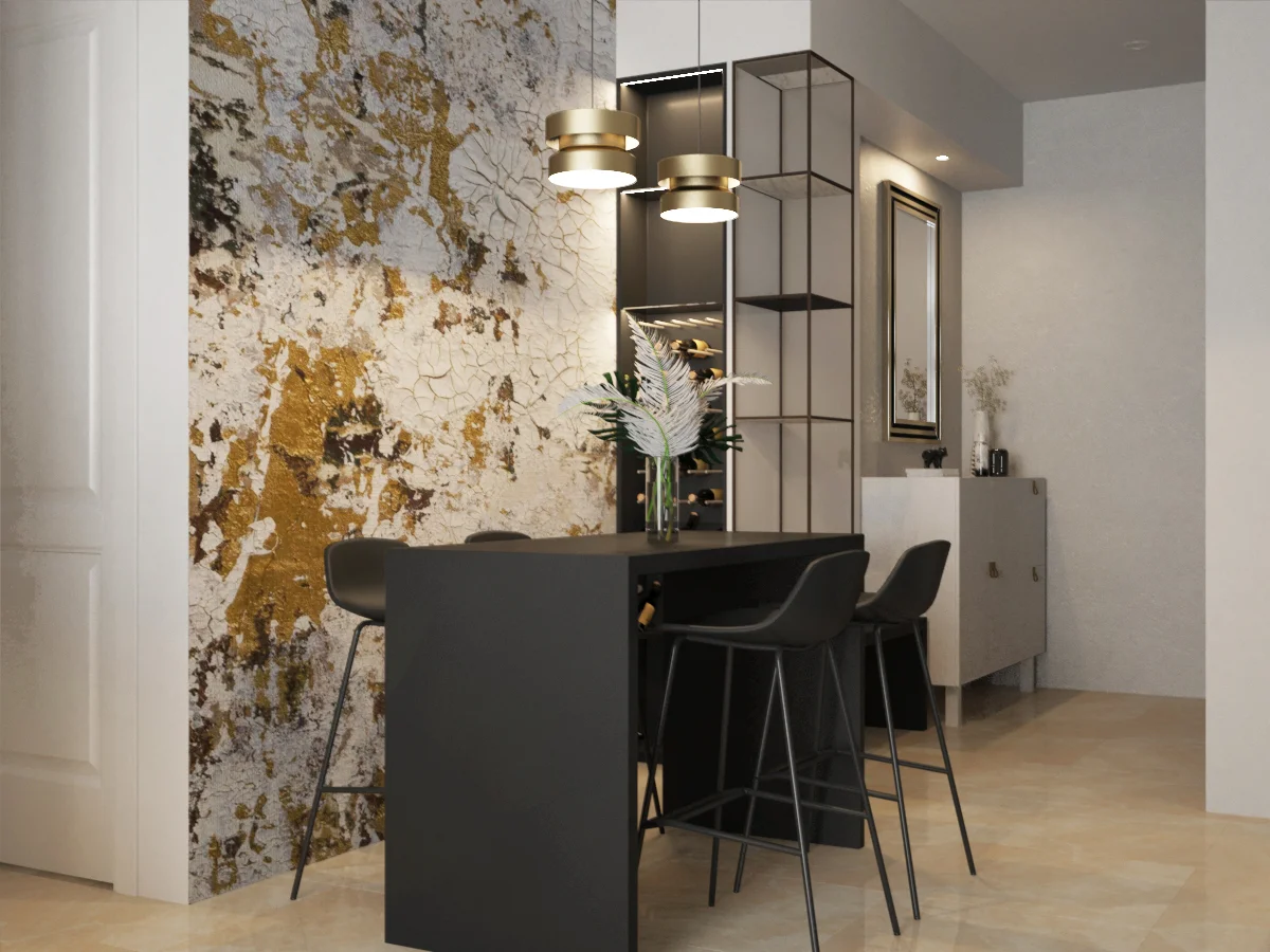 Decorative wall paper by well-known artist