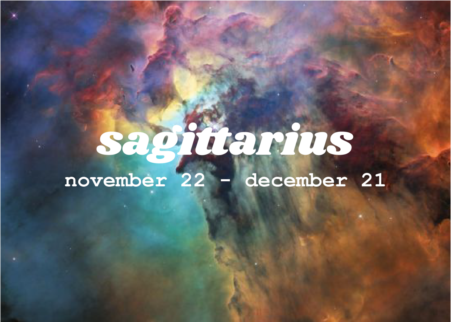 Sign mutable fire Sagittarius: The