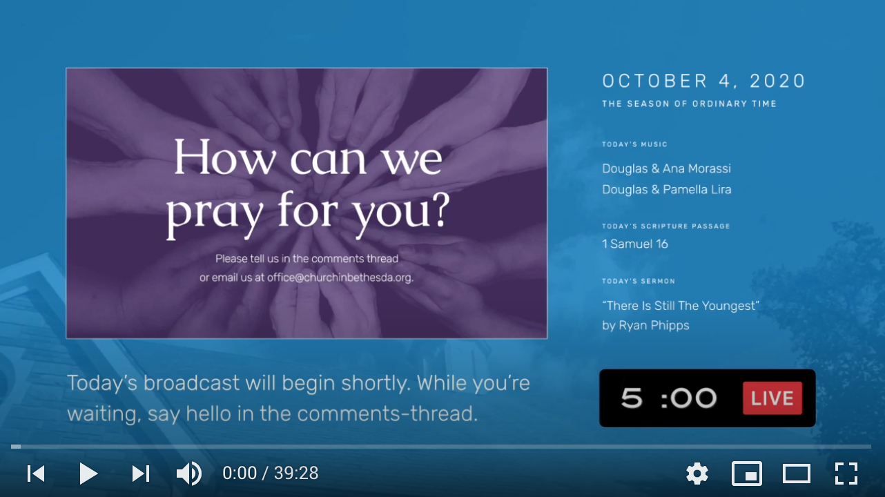 October 4, 2020, Ordinary Time [ LIVE ]