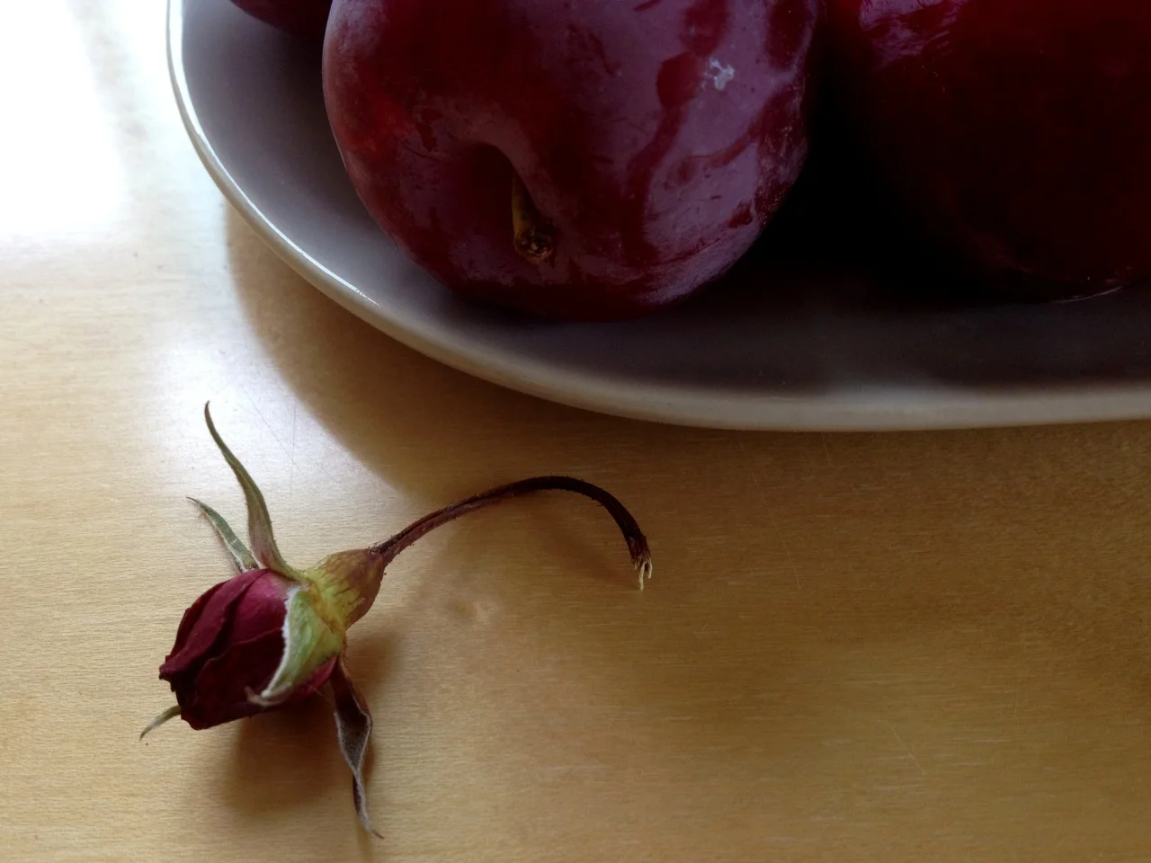 Summer fruit and a flower
