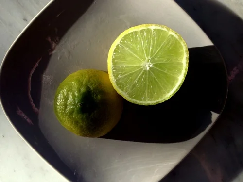 Lime and light.