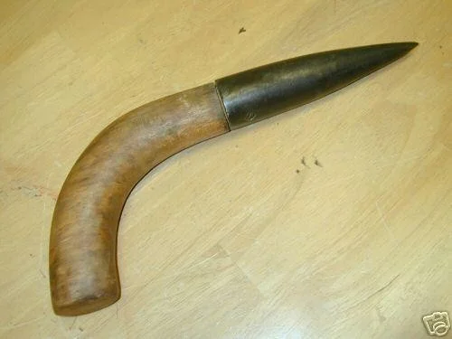 An antique garden dibble.
