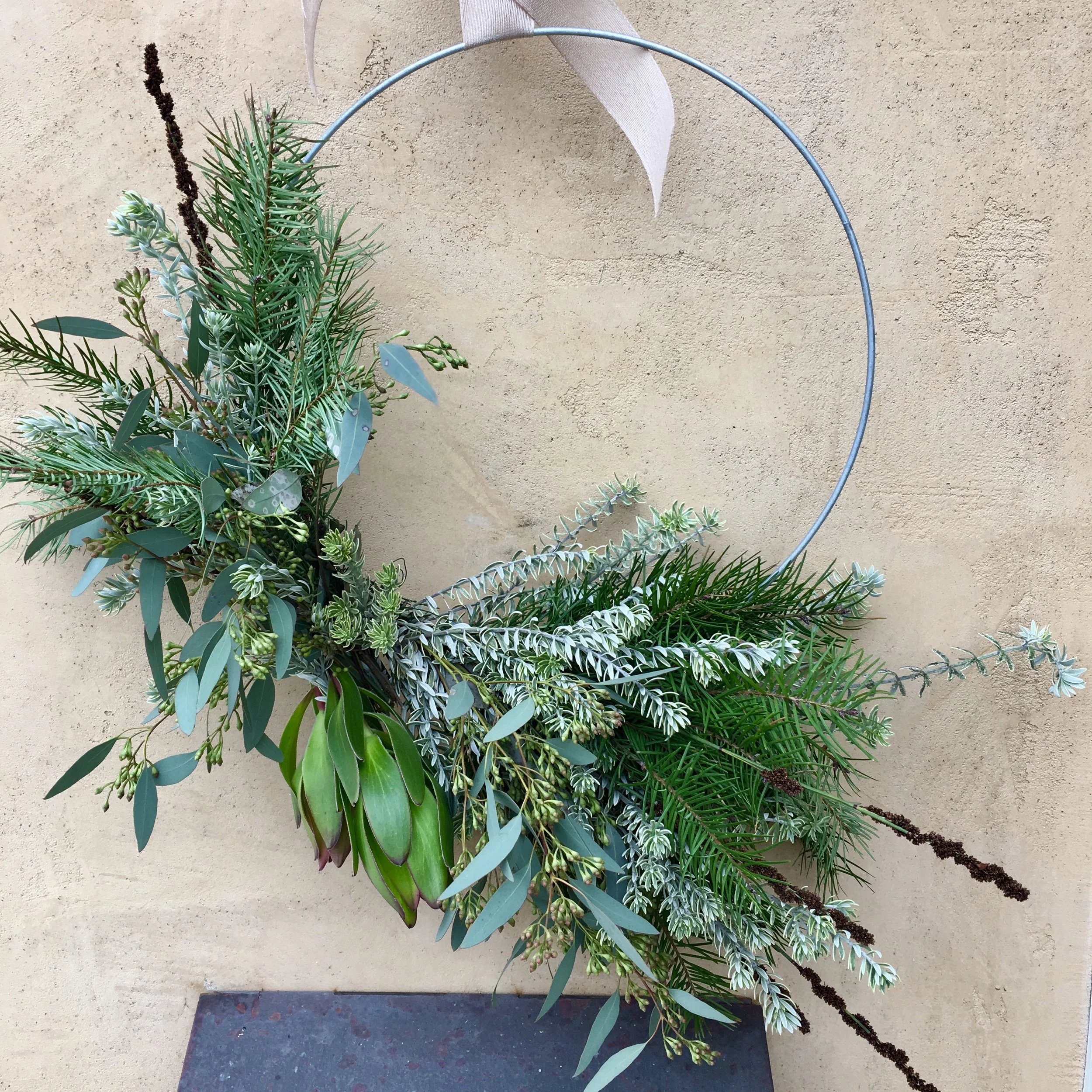 Modern Christmas Wreath