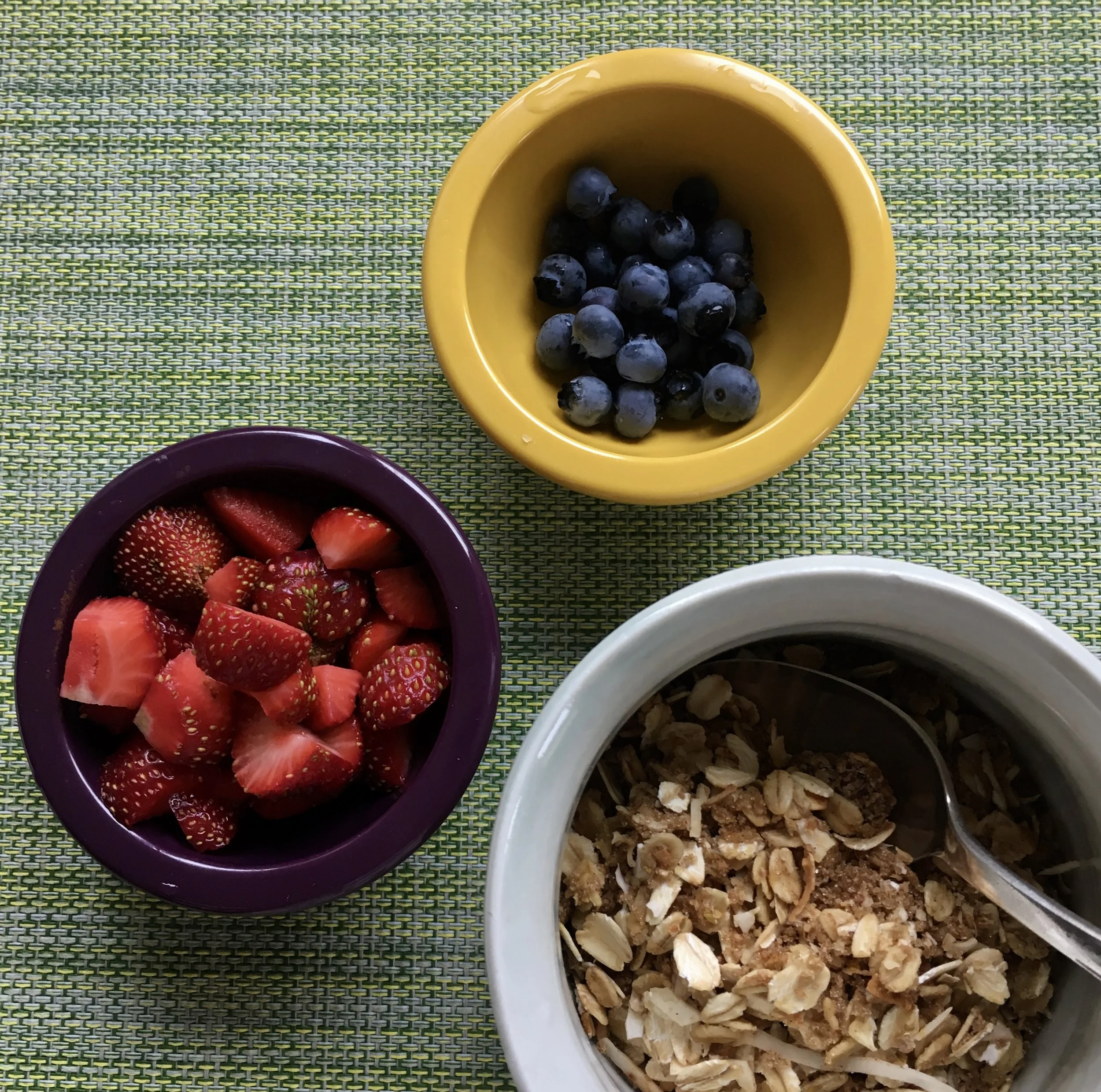 Breakfast Fruit from the Kitchen Garden