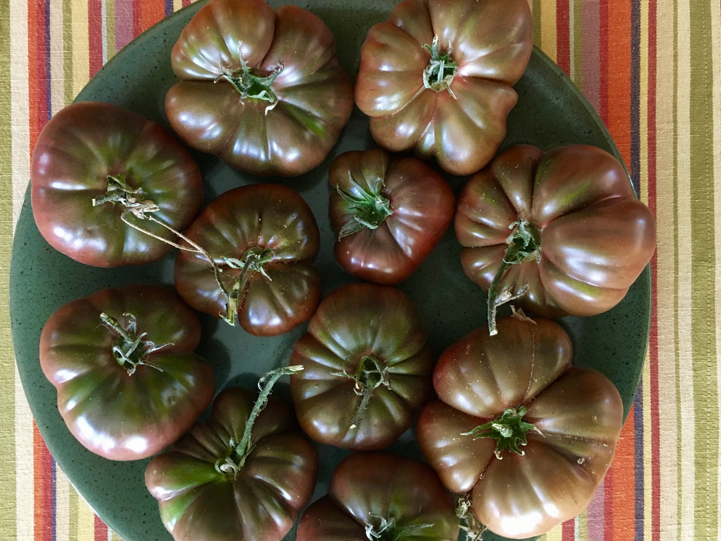 ‘Black Krim’ tomatoes