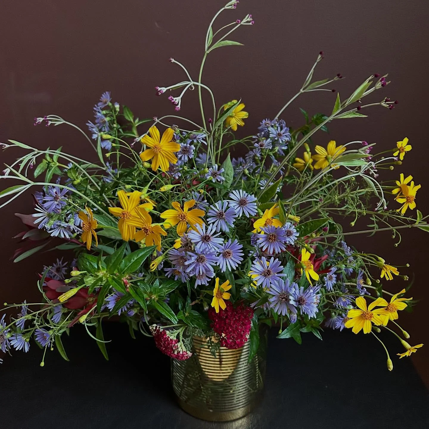 Sunday&rsquo;s church entry bouquet. #autumnbouquets