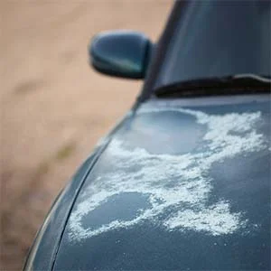Oxidized Paint also known as clear coat failure. This would need a repaint to repair