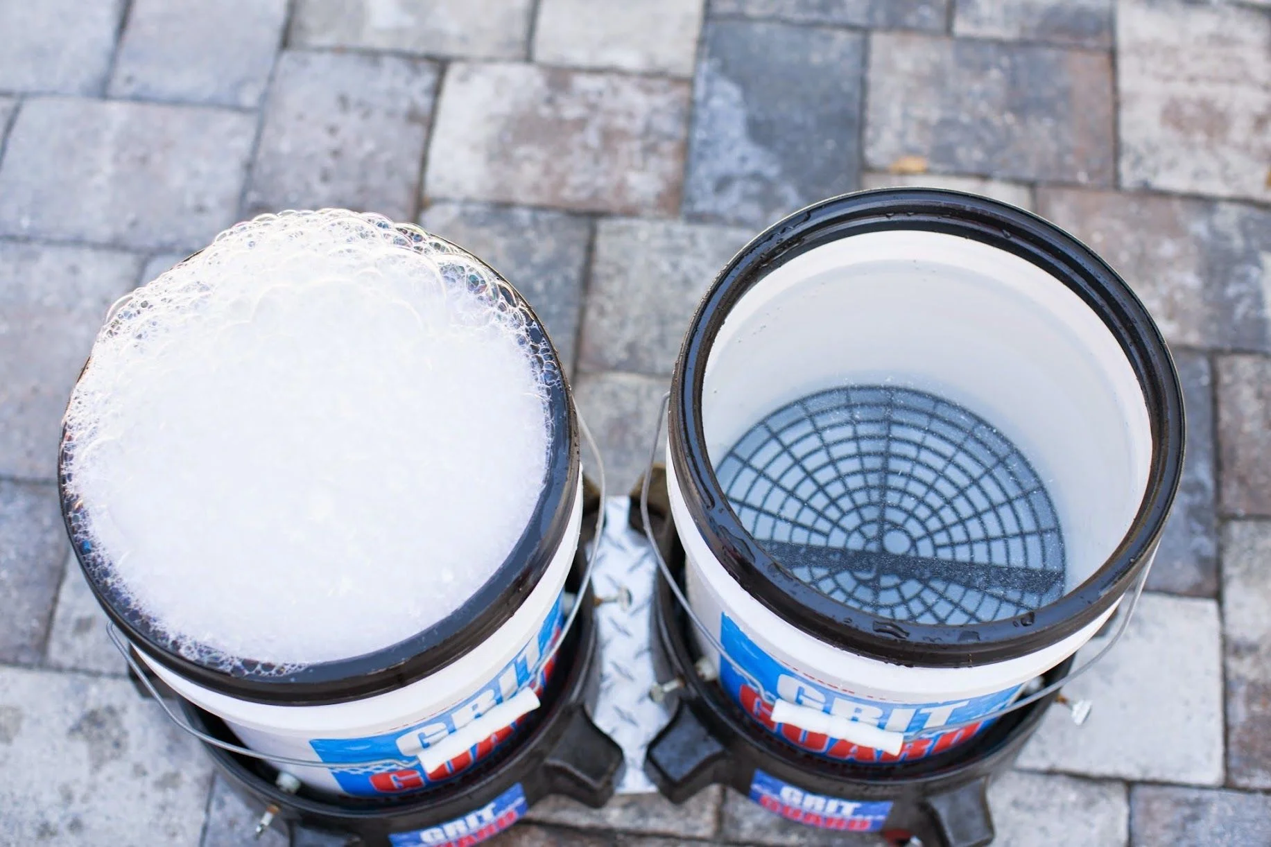 Two bucket wash