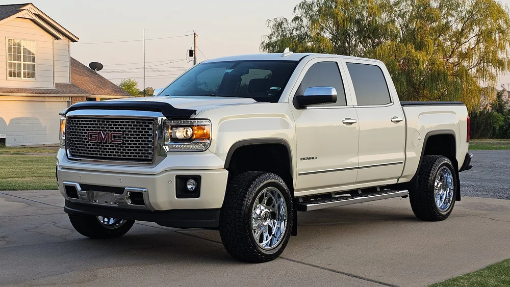 White GMC Denali after Kaliber exterior detailing