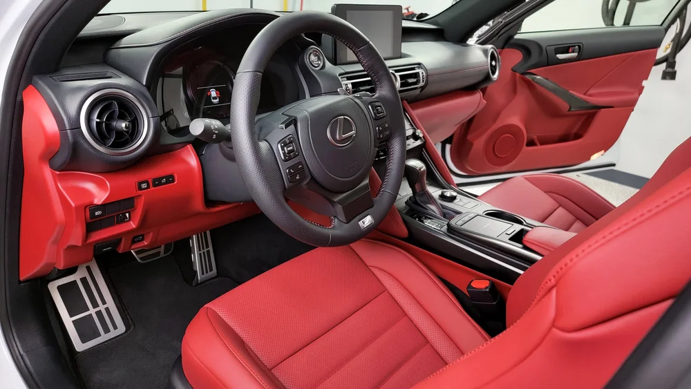 Detailed leather interior