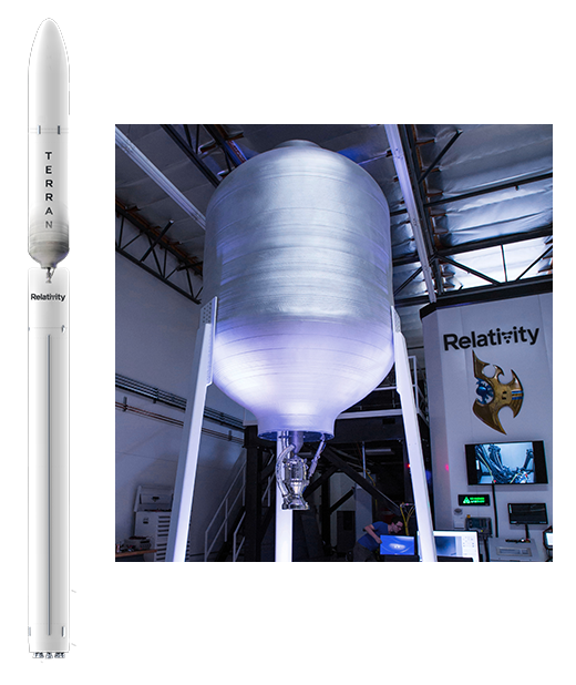 Prototype fuselage structure printed by Stargate, Relativity Space's 3D Printer