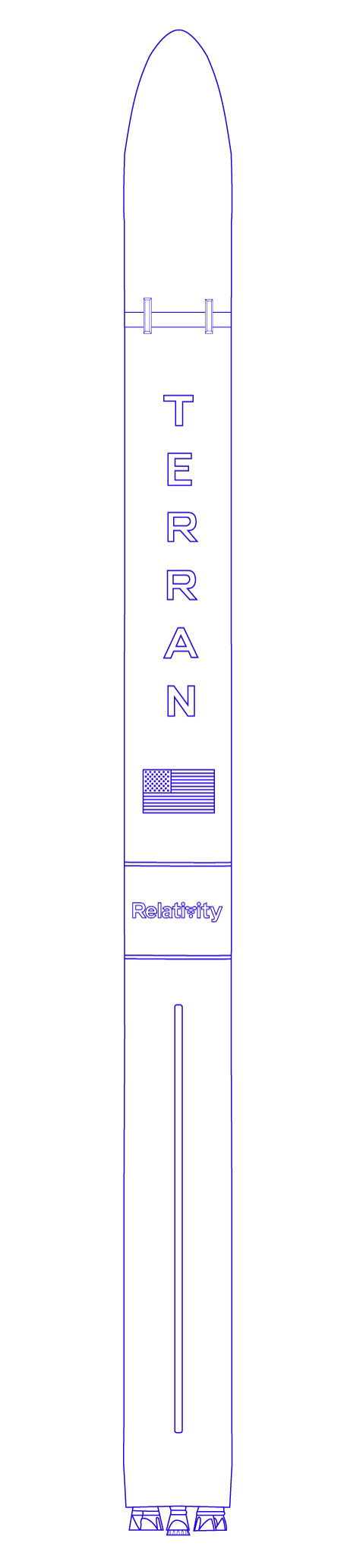 Relativity Space - Illustration - Terran - Rocket
