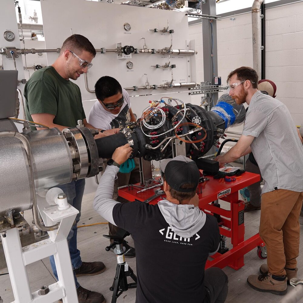 📍Long Beach, CA: Aeon R turbopump testing is currently underway. That's right - our test facilities are operational, beginning with Aeon R turbopump testing. One of the unique aspects of our factory is that our test yard facilities are located right