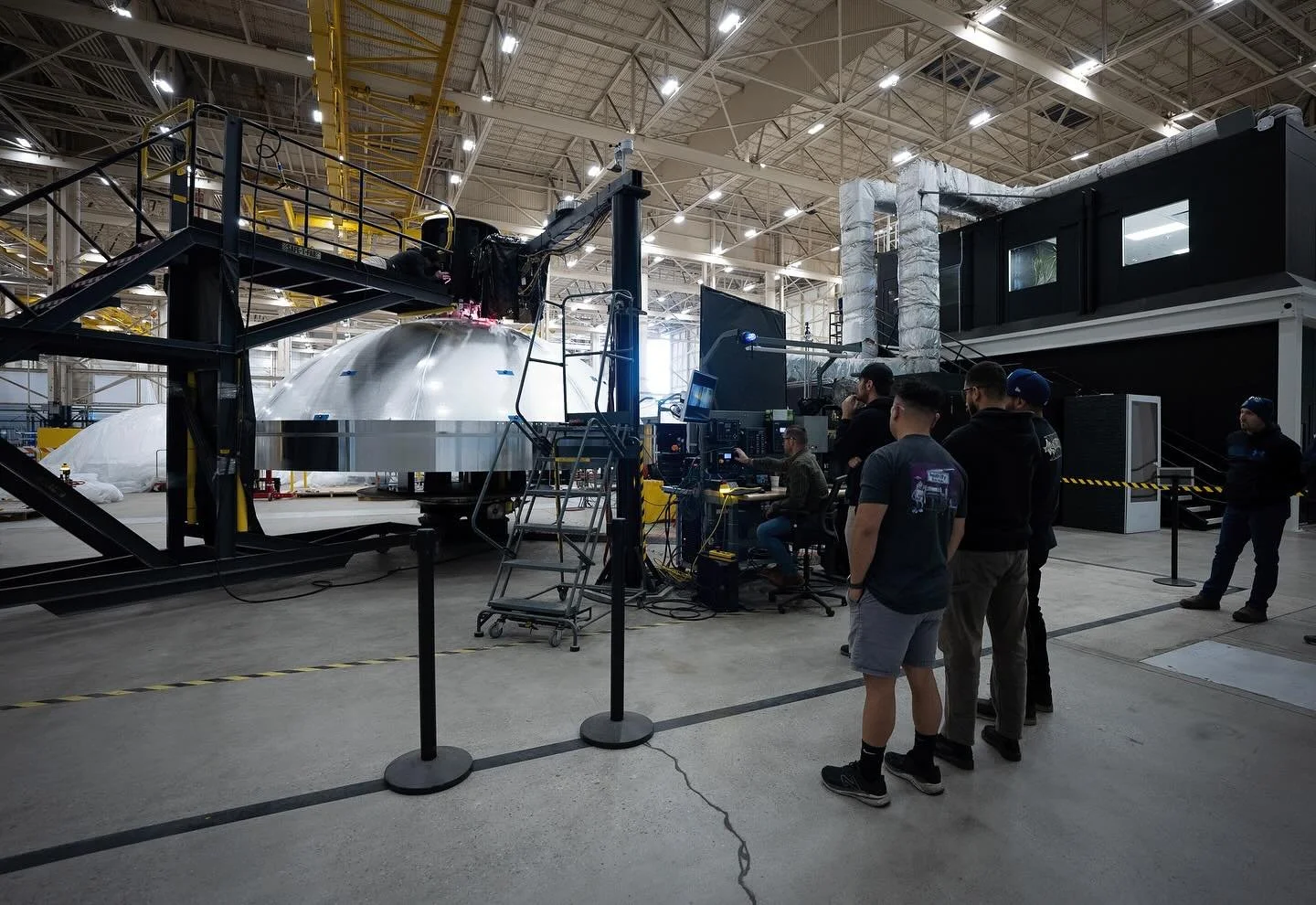 Spotted on the factory floor: Terran R&rsquo;s Stage 1 Common Dome downcomer stub weld operations complete. A critical step in building a high-performance propellant tank.

💡Downcomer Stub
The downcomer stub is the interface in the middle of the pro