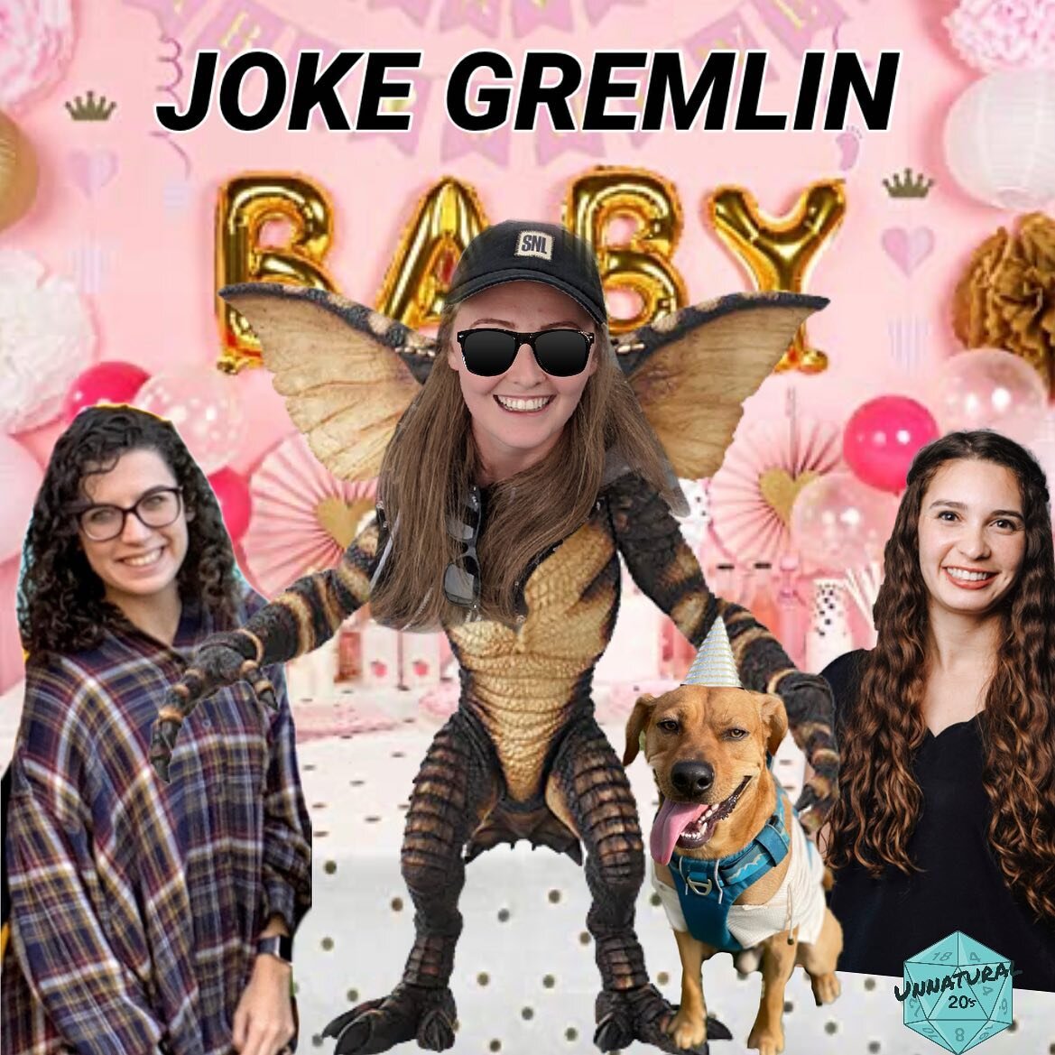 Ep 164 Joke Gremlin 
An important lesson was learned after we adopted a new creature and that lesson was to pay attention to the instructions given! Help us out by bringing your favorite joke and join the party as we give a sea shanty greeting, cut o