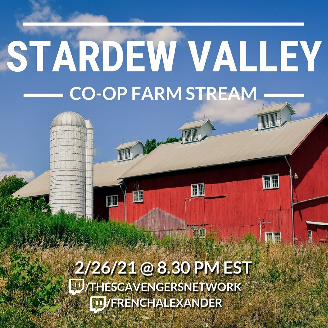 Now that @frenchalexandersomething and @colinmparker have finished Journey Under 30, it&rsquo;s time for them to retire peacefully on their farm, with Tracy tagging along because she just loves the farming lifestyle. Check us out tonight! Two views b