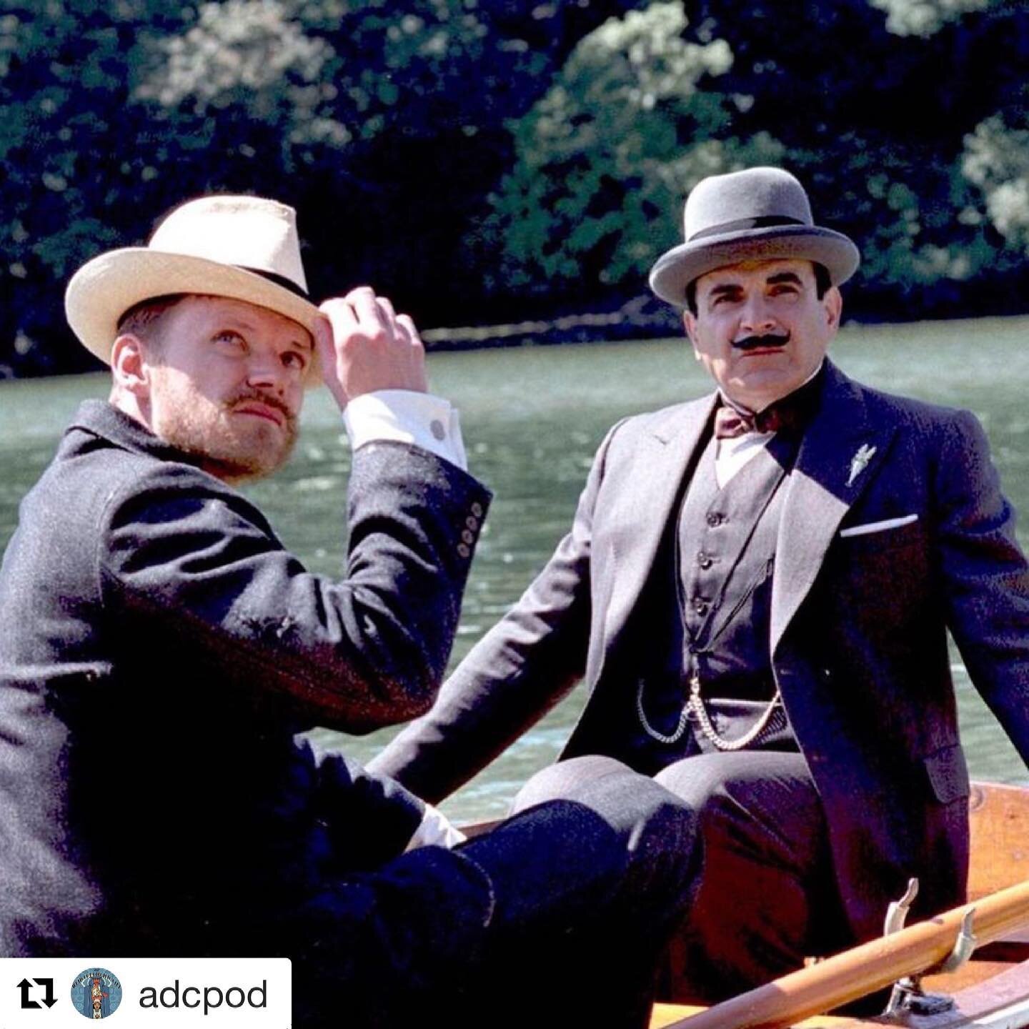 #Repost @adcpod
・・・
🐷 NEW EPISODE! 🐷 This week we cover Agatha Christie&rsquo;s Poirot, Series 9, Episode 1: &ldquo;Five Little Pigs.&rdquo; There are some STRONG FEELINGS about this one! Listen now on Apple Podcasts, Spotify, and Stitcher.
&bull;
