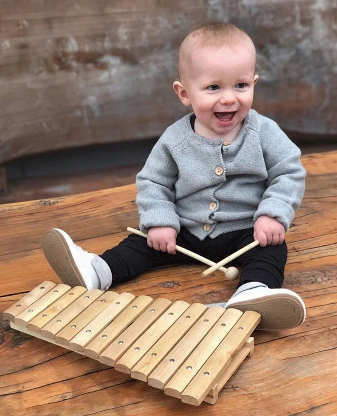 wooden xylophone baby