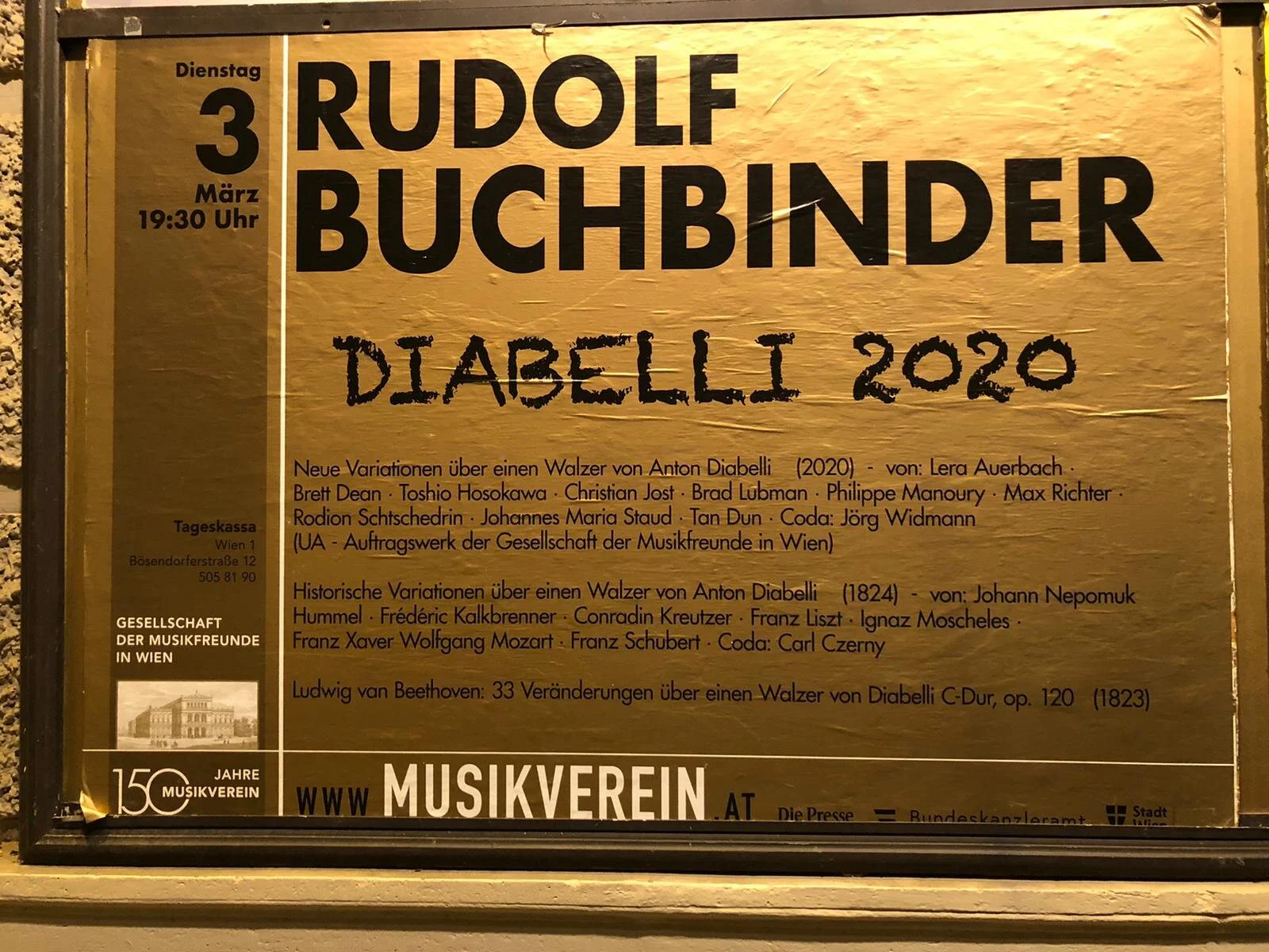 Premier of "The Diabelli Project"