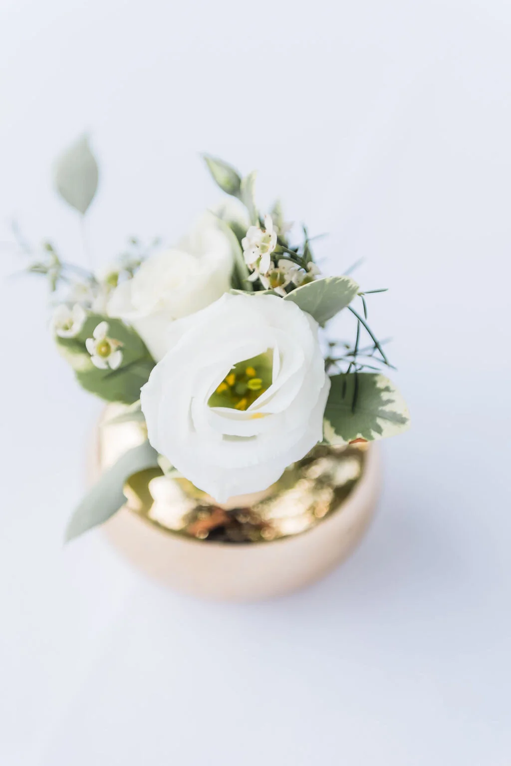 Bud Vases for fall wedding at Greenacres Art Center