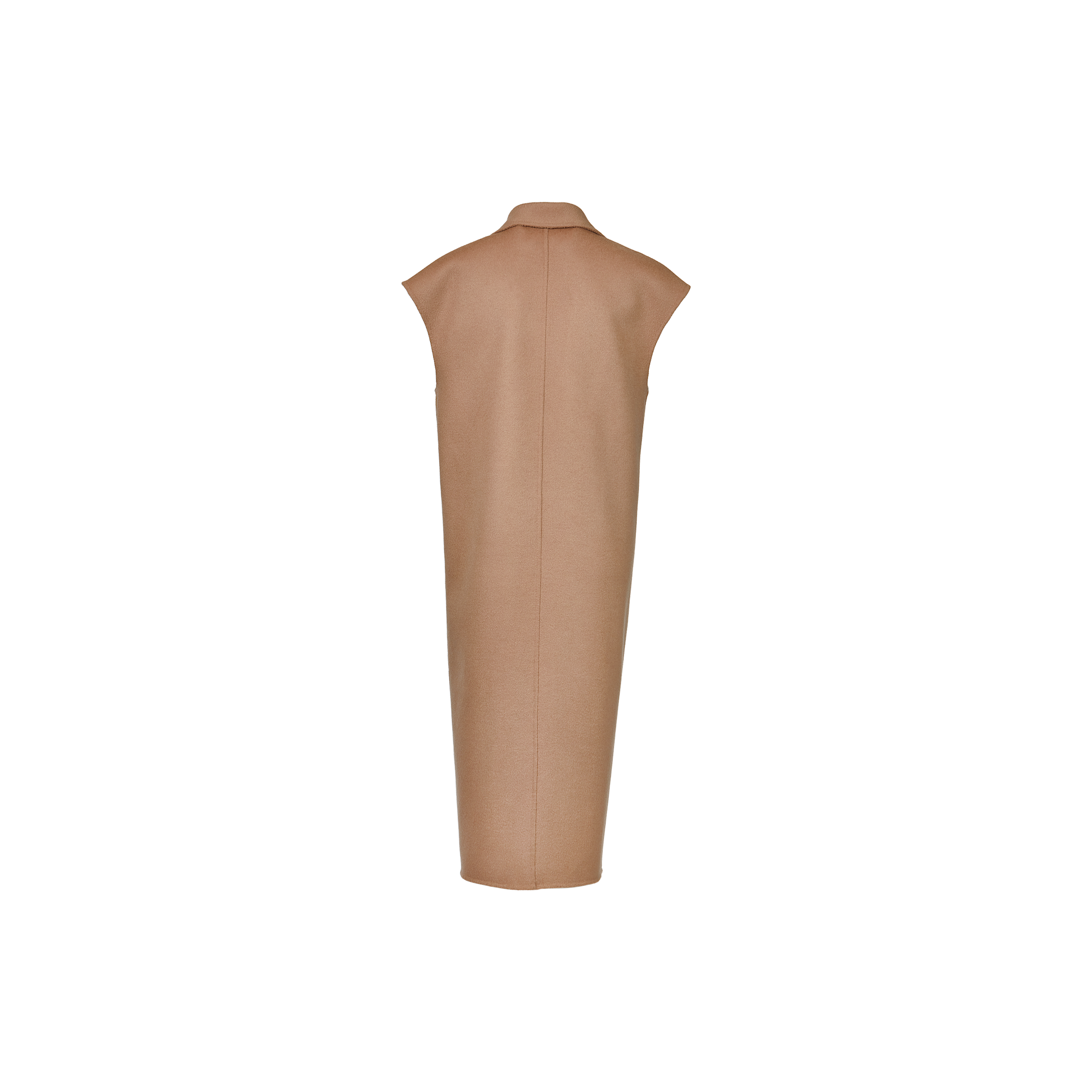 Sleeveless Cashmere Coat