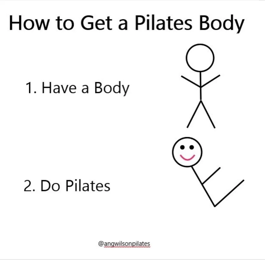 Pilates meme from @angwilsonpilates