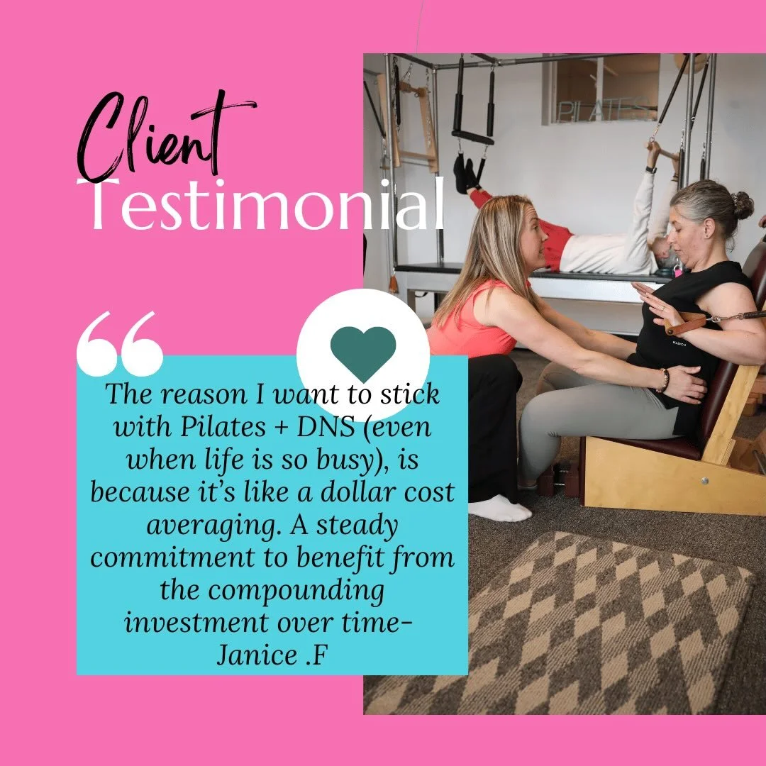 &ldquo;The reason I want to stick with Pilates + DNS (even when life is so busy), is because it&rsquo;s like a dollar cost averaging. A steady commitment to benefit from the compounding investment over time&rdquo;

-Janice .F

💪😁 Grateful to be par