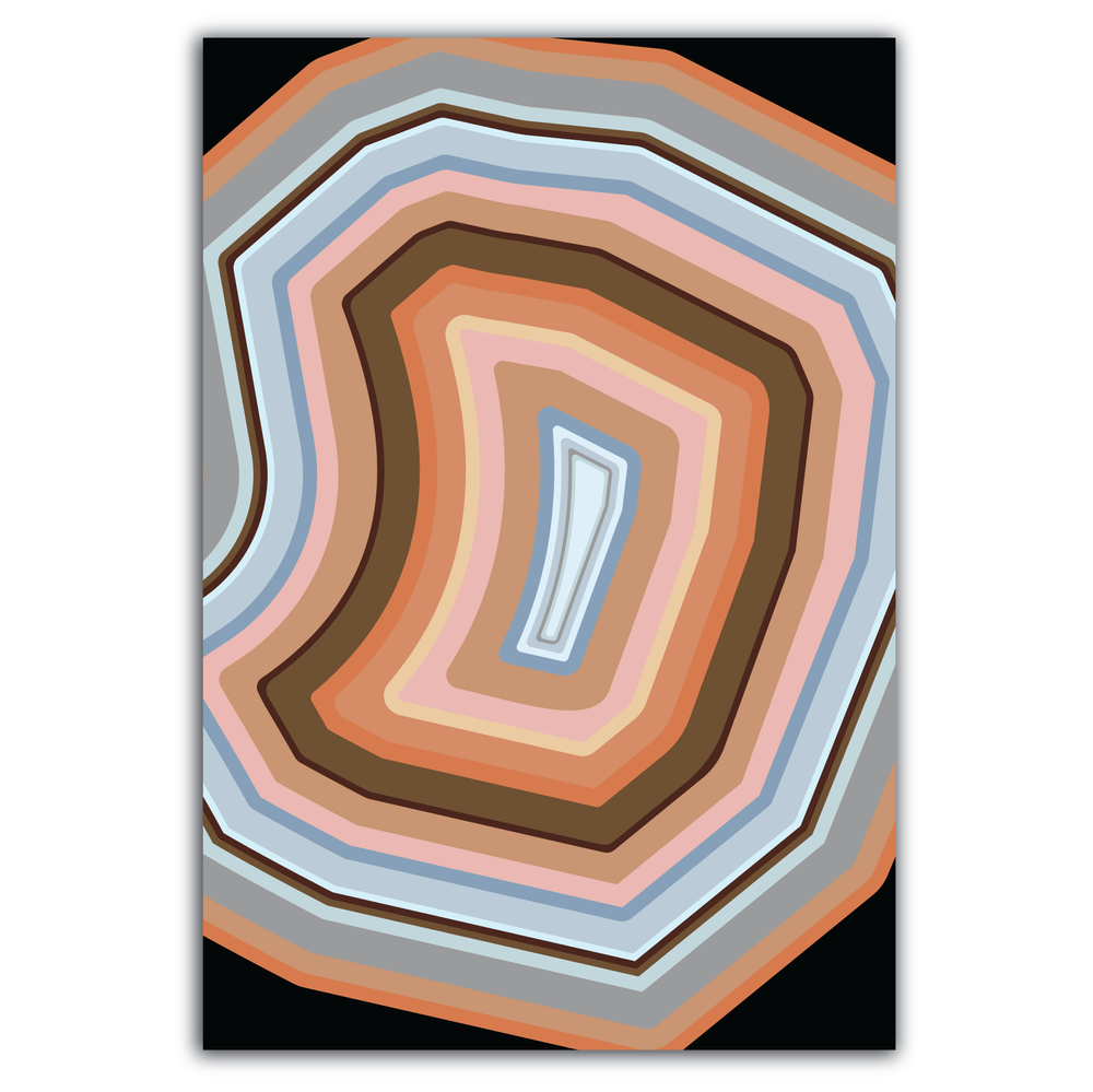 Lake Superior Agate Drawing