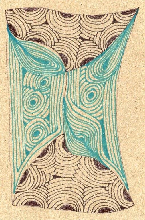 Completed “to be continued” Zentangle® Tiles — The 21st Century Matriarch
