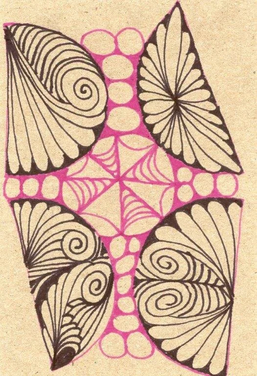 Completed “to be continued” Zentangle® Tiles — The 21st Century Matriarch