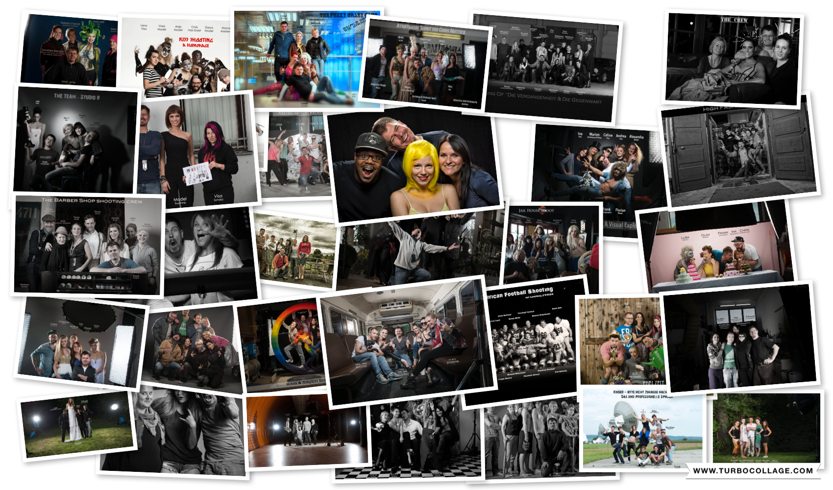 Assorted Making of Photos. Making beautifull images is almost always a team effort...
