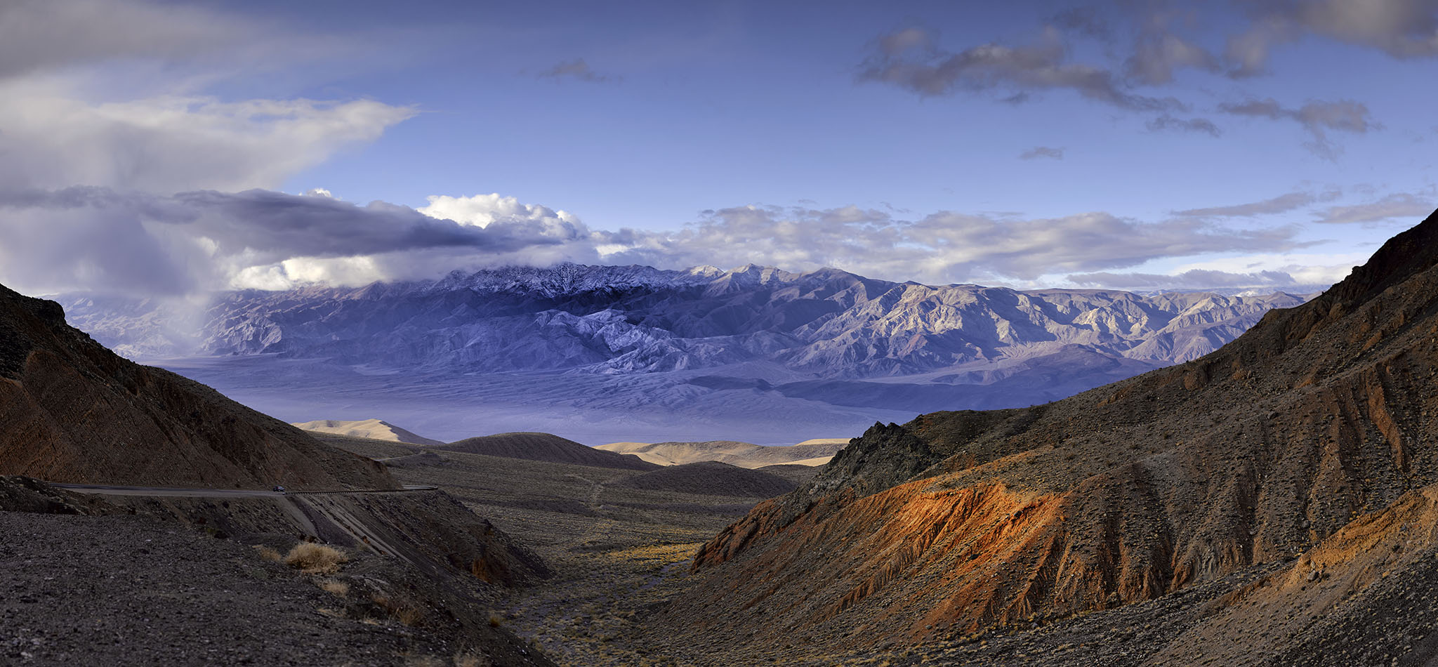 Death Valley - view upon Sequoia National Park