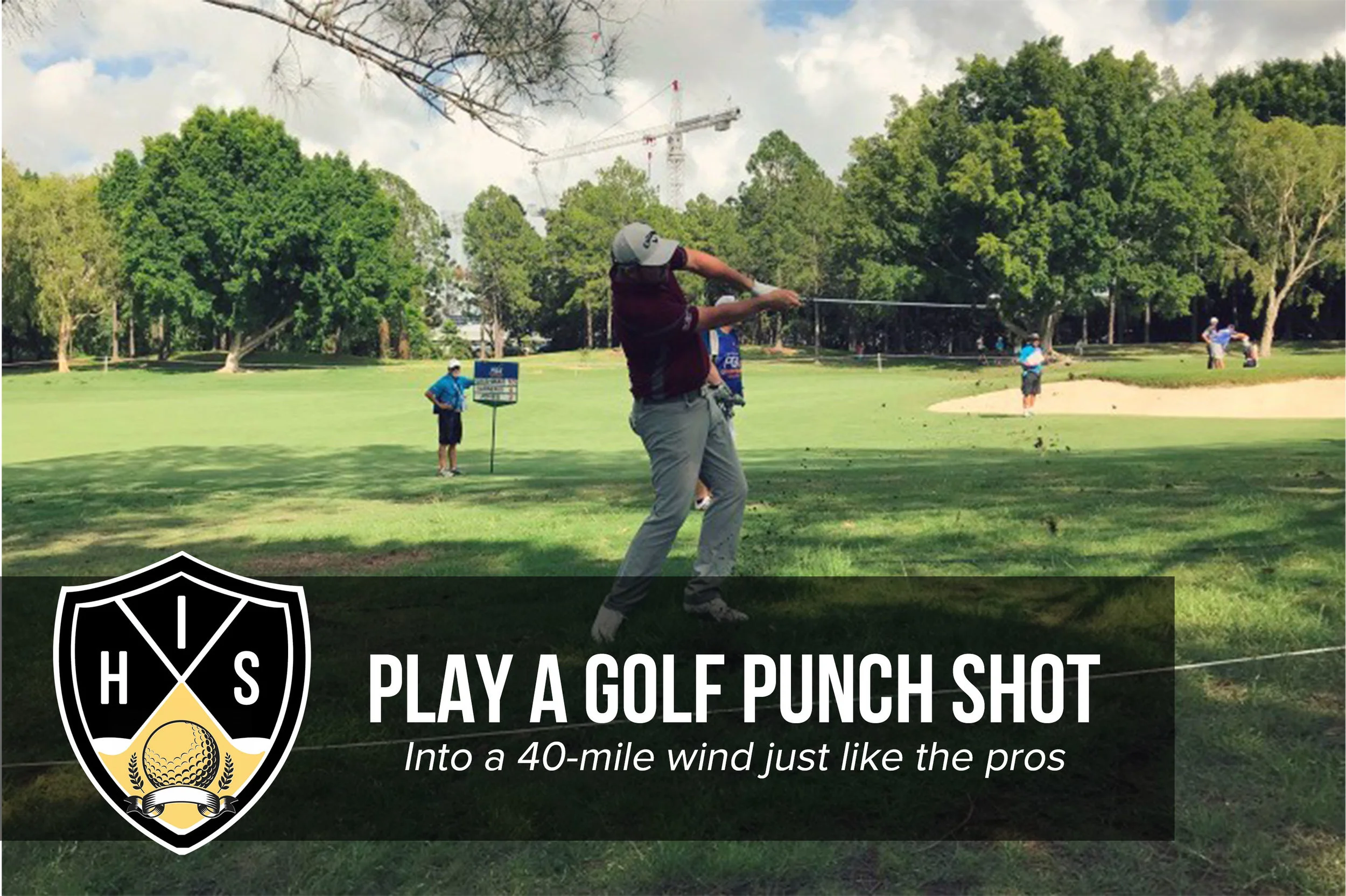 Golf Punch Shot How To Pure It Into A 40 MPH Wind And Win Hitting It