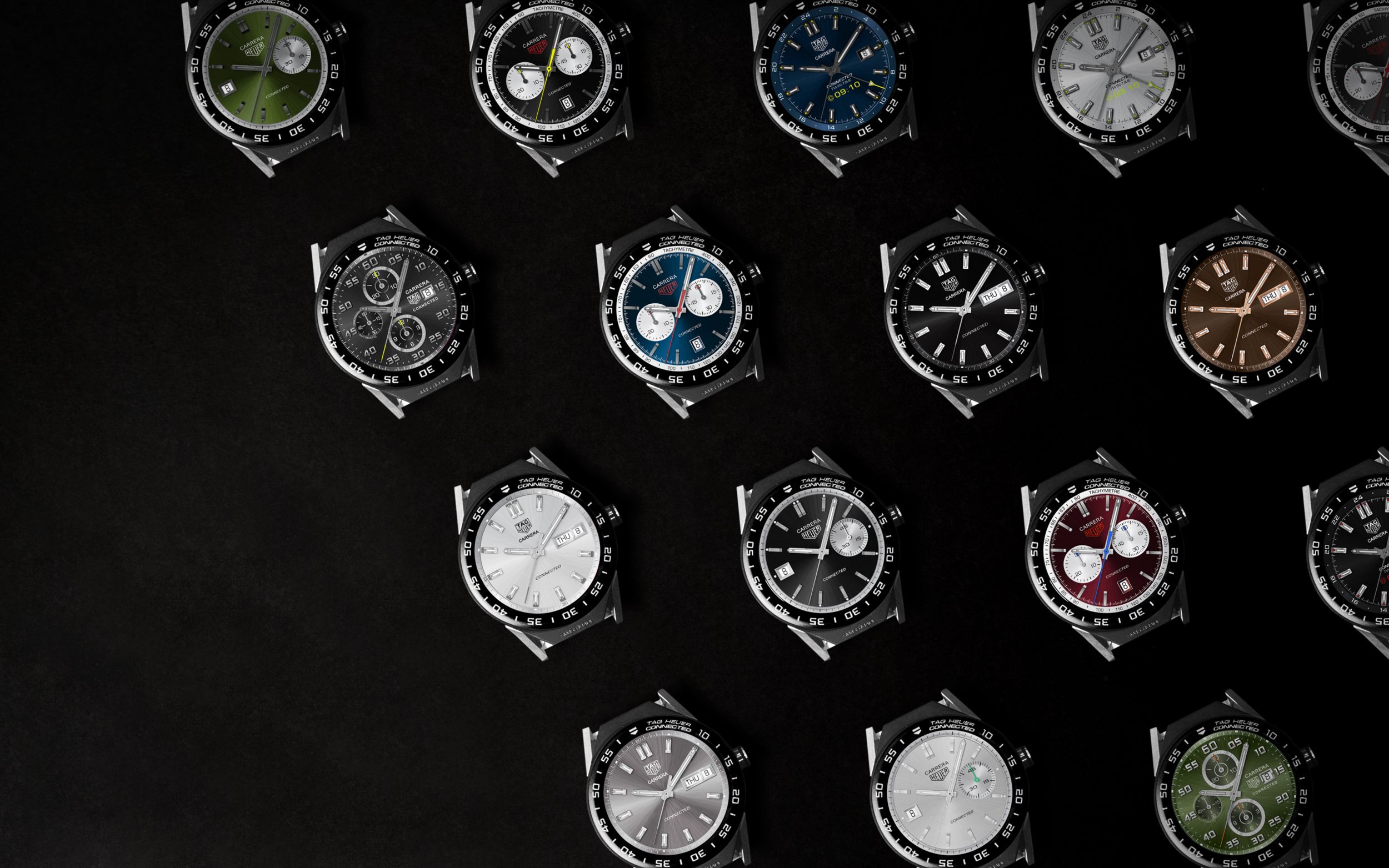The right information you need, when you need it. Stay ahead with live updates all within an authentic TAG Heuer watch face. Populate up to three watch counters with your favourite Android Wear apps, or choose pre-populated designs from our hand-sel