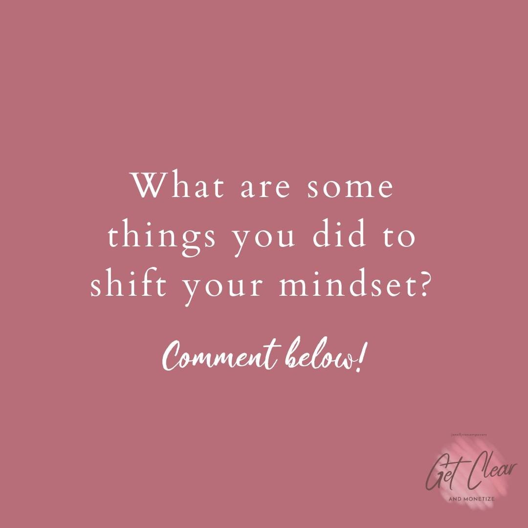 Mindset shifting takes work. Why? Because it&rsquo;s were operating out of our comfort zone. We have built the habit of the mundane task. It takes 21-30 days to break a habit. 

For me, I had to work heavy on shifting my mindset because my foundation