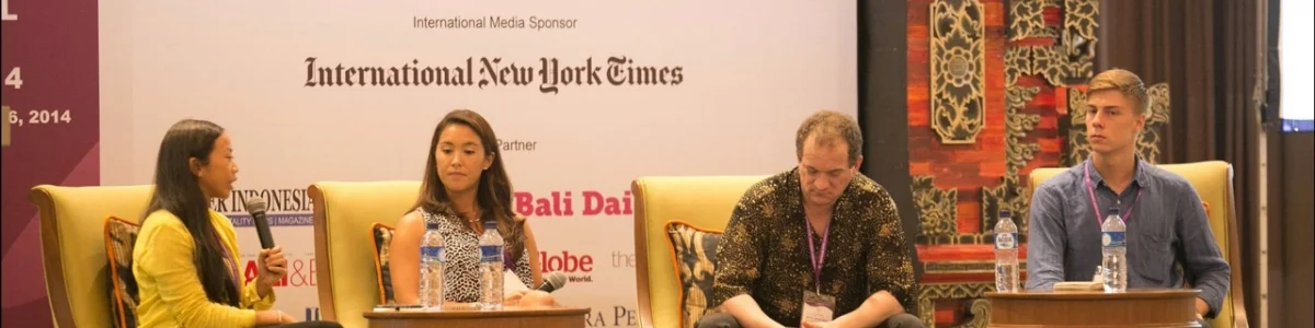 IHIC (Indonesia Hotel Investment Conference) - Moderator Yvette Jong: Craft House Consulting, Fiona Foxon: Handy, Peter Mack: Landor Associates, Vinc Math: Consultant to PT Bambu Pure