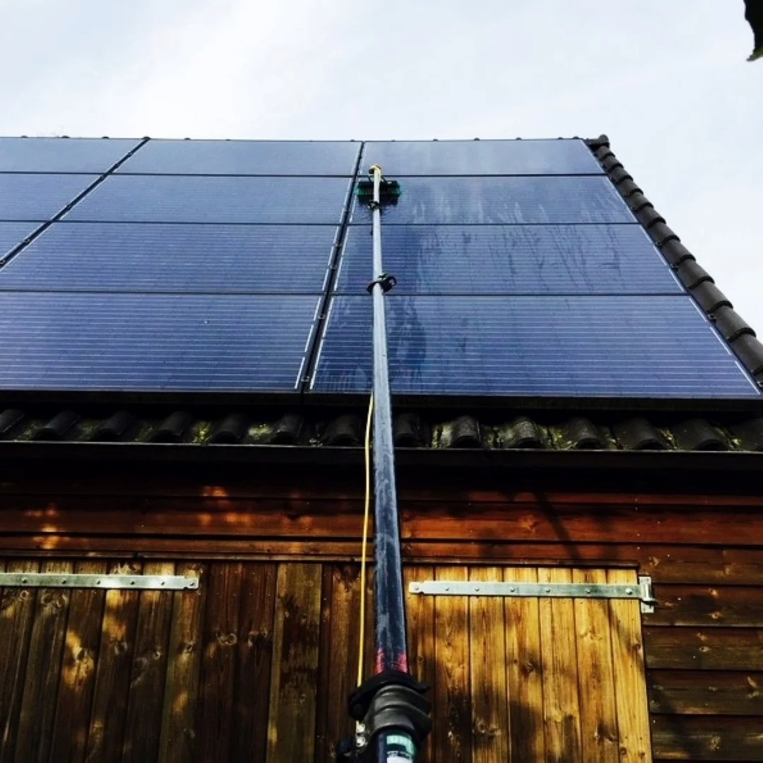 reinigen van zonnepanelen