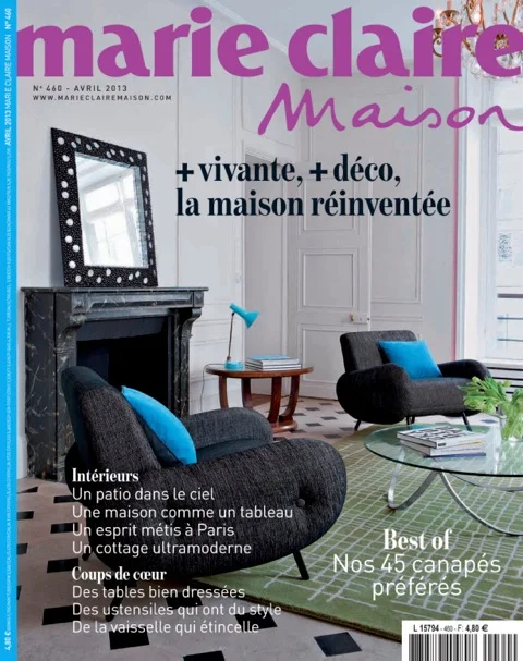 Marie Claire Maison (France), Cover, April 2013