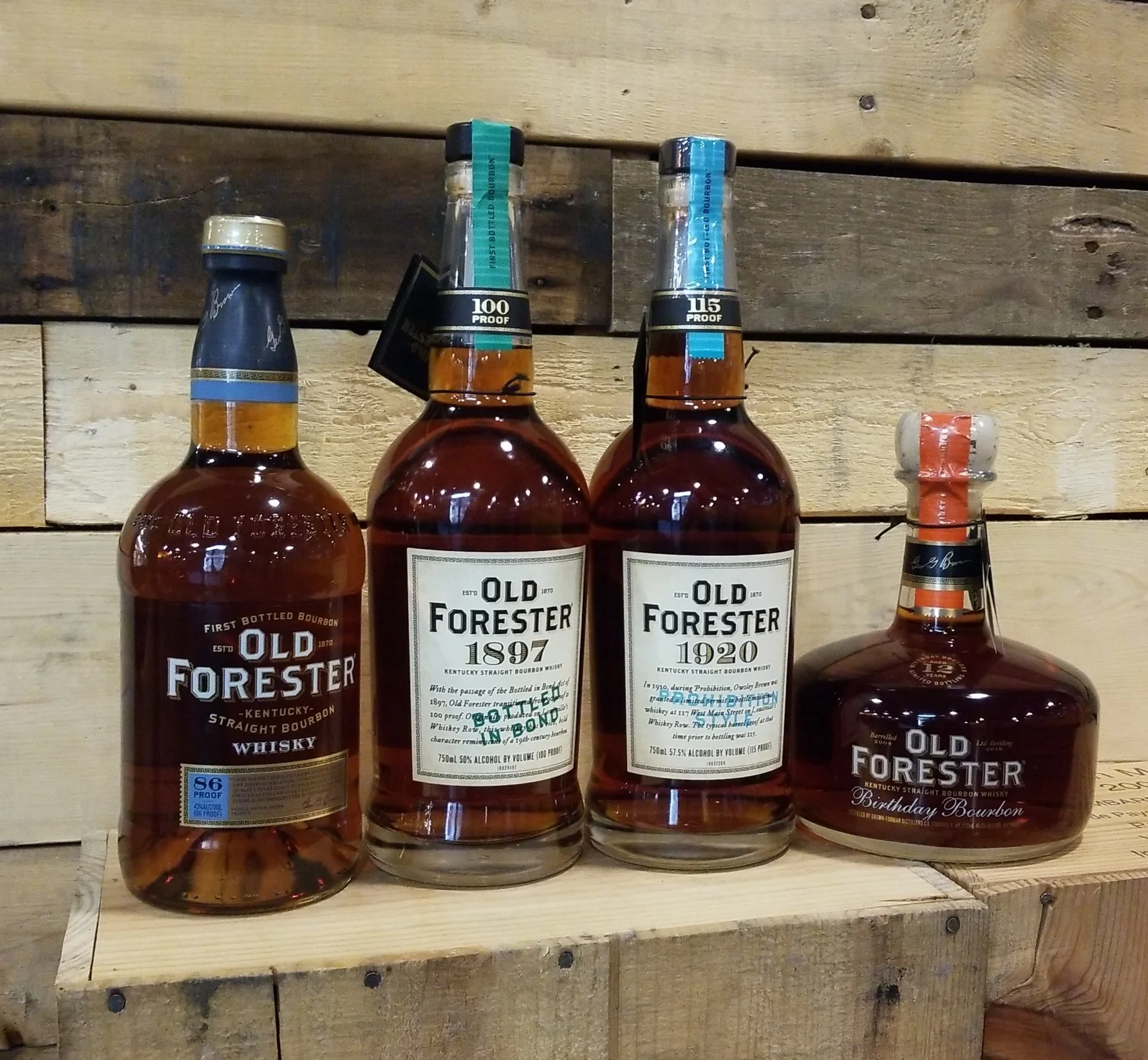 Old Forester Bourbon Tasting