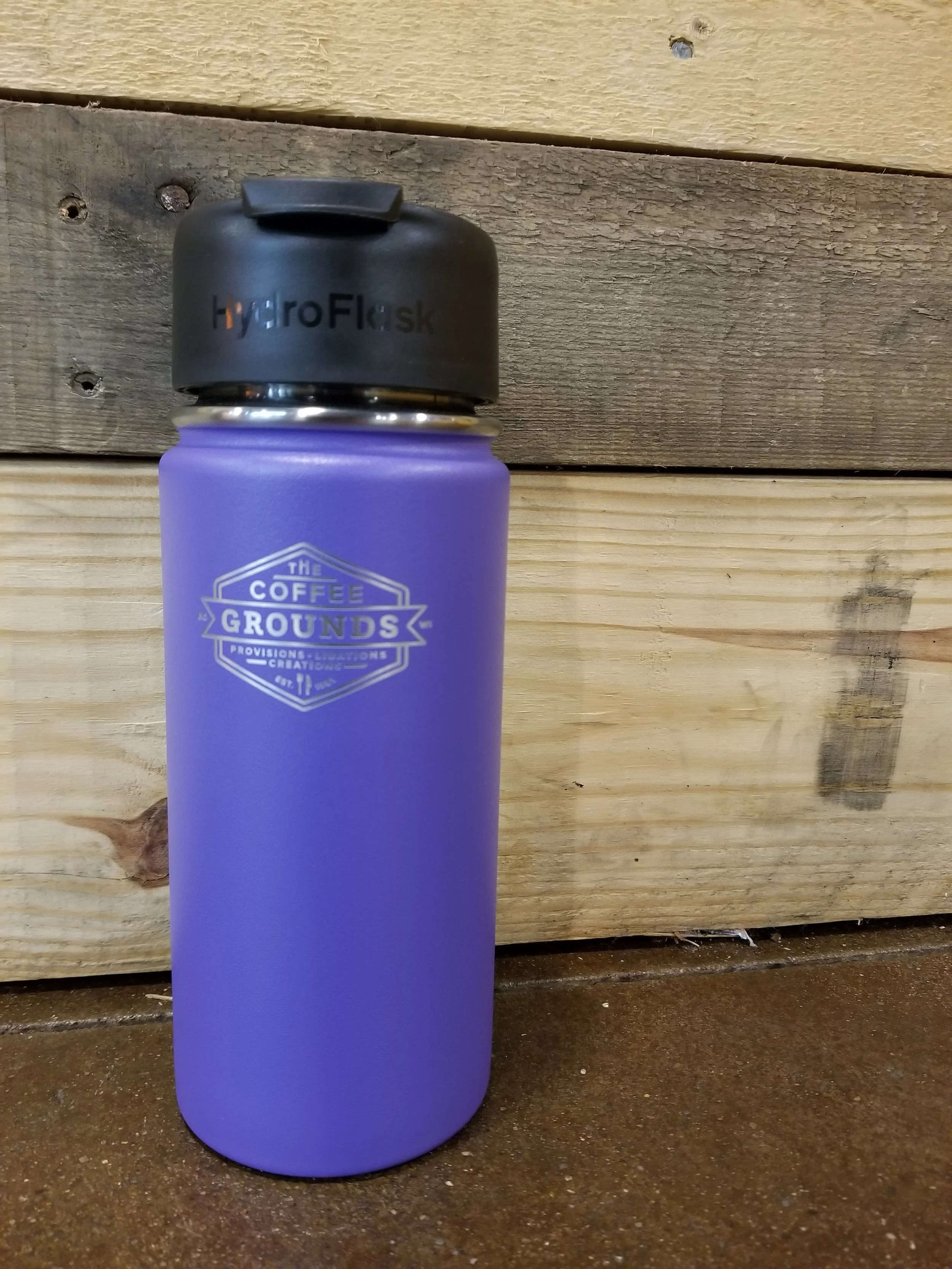 hydro flask water bottle purple