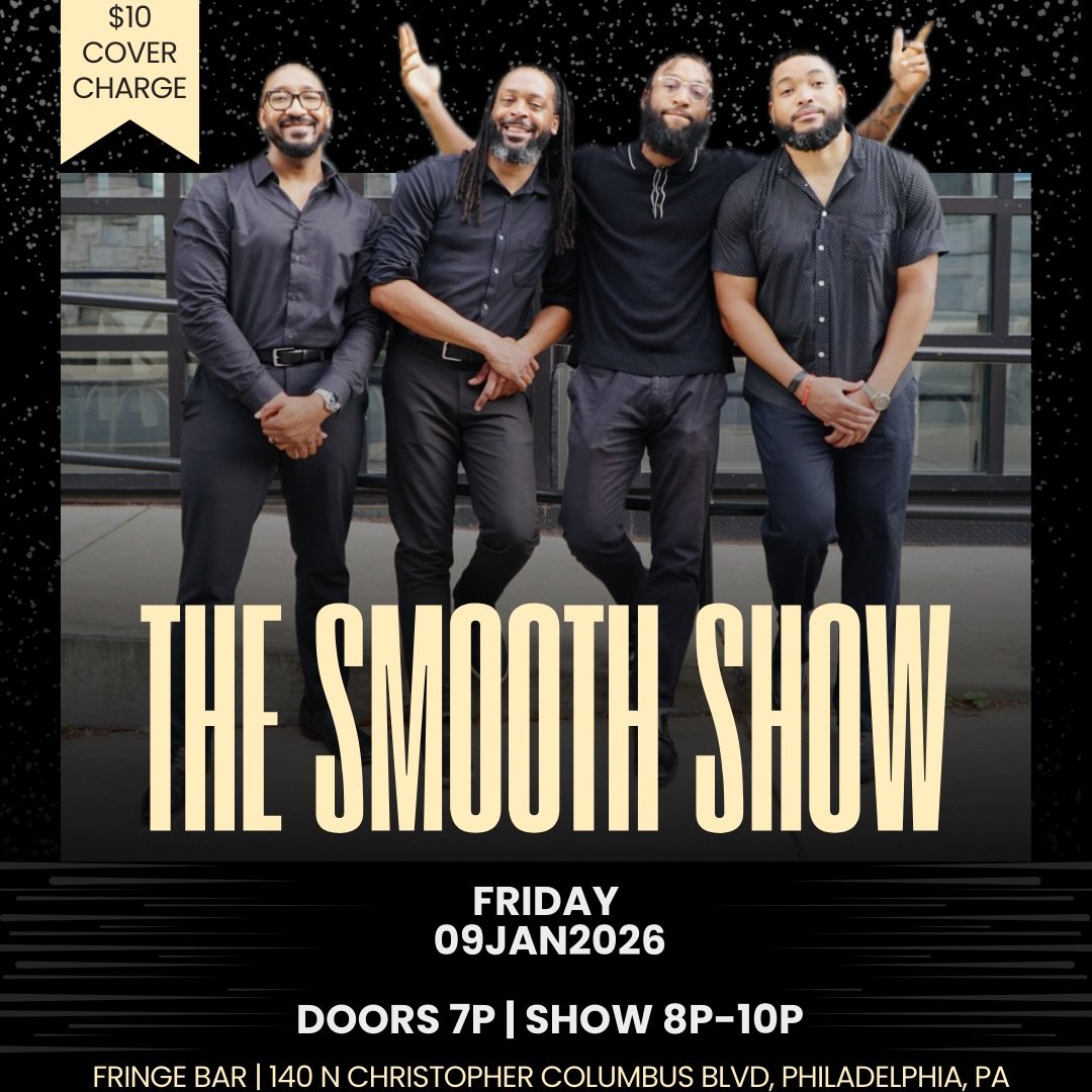 The Smooth Show is debuting at Fringe Bar on Friday 09Jan; we hope you&rsquo;ll join us and help us make a great first impression! 
&bull;
Things to know:
🎤The show will include two ~1-hr sets and an intermission.
🚗Per their website, Fringe Bar off