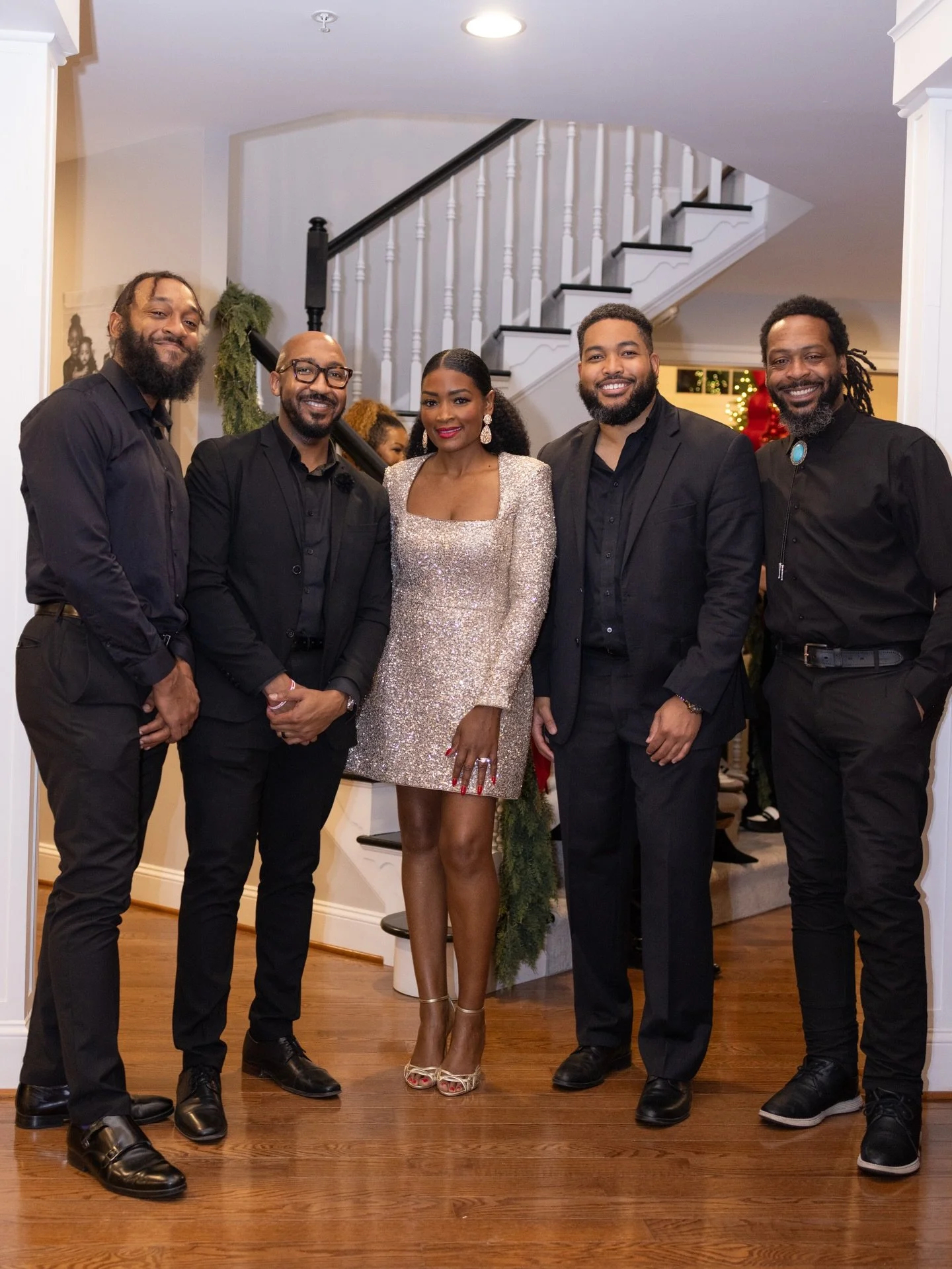 We had a great time performing for @onehandymomma&rsquo;s holiday party! 🎄🎷🥁🎹🎸 #TheSmoothShow