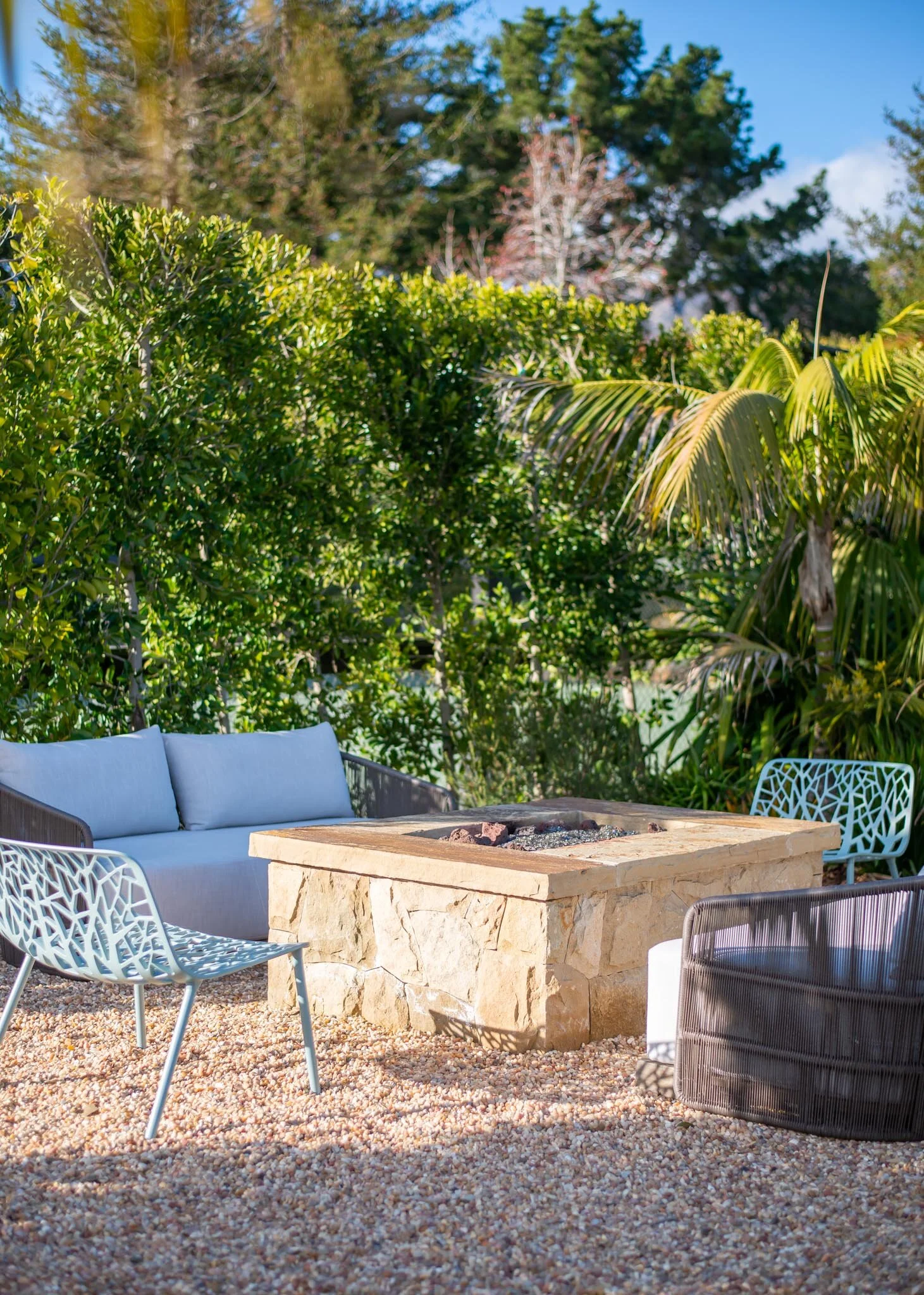 tropical oasis backyard on Jodi G Designs A Tropical Sanctuary
