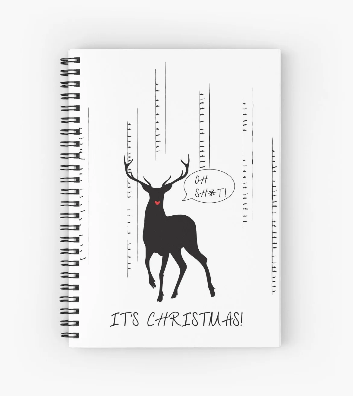 It's Christmas Spiral Notebooks
