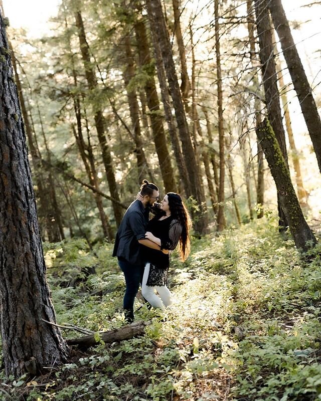 Preparing for a moody forest wedding this fall.  My engaged couple want to be close to nature and deep in the trees.  It was a full night of shooting, laughing, and climbing until the last of the sun said goodnight. Check out my stories for more snea